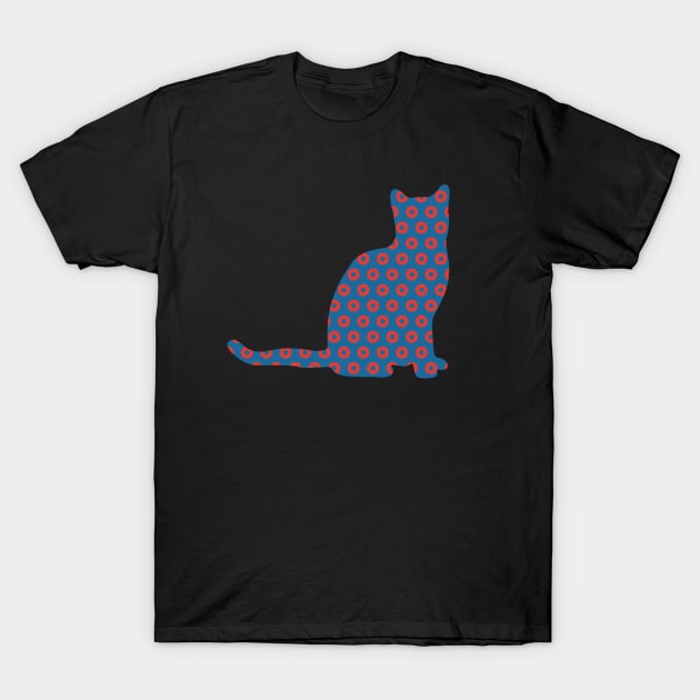 Phish Cat Donuts T-Shirt by NeddyBetty